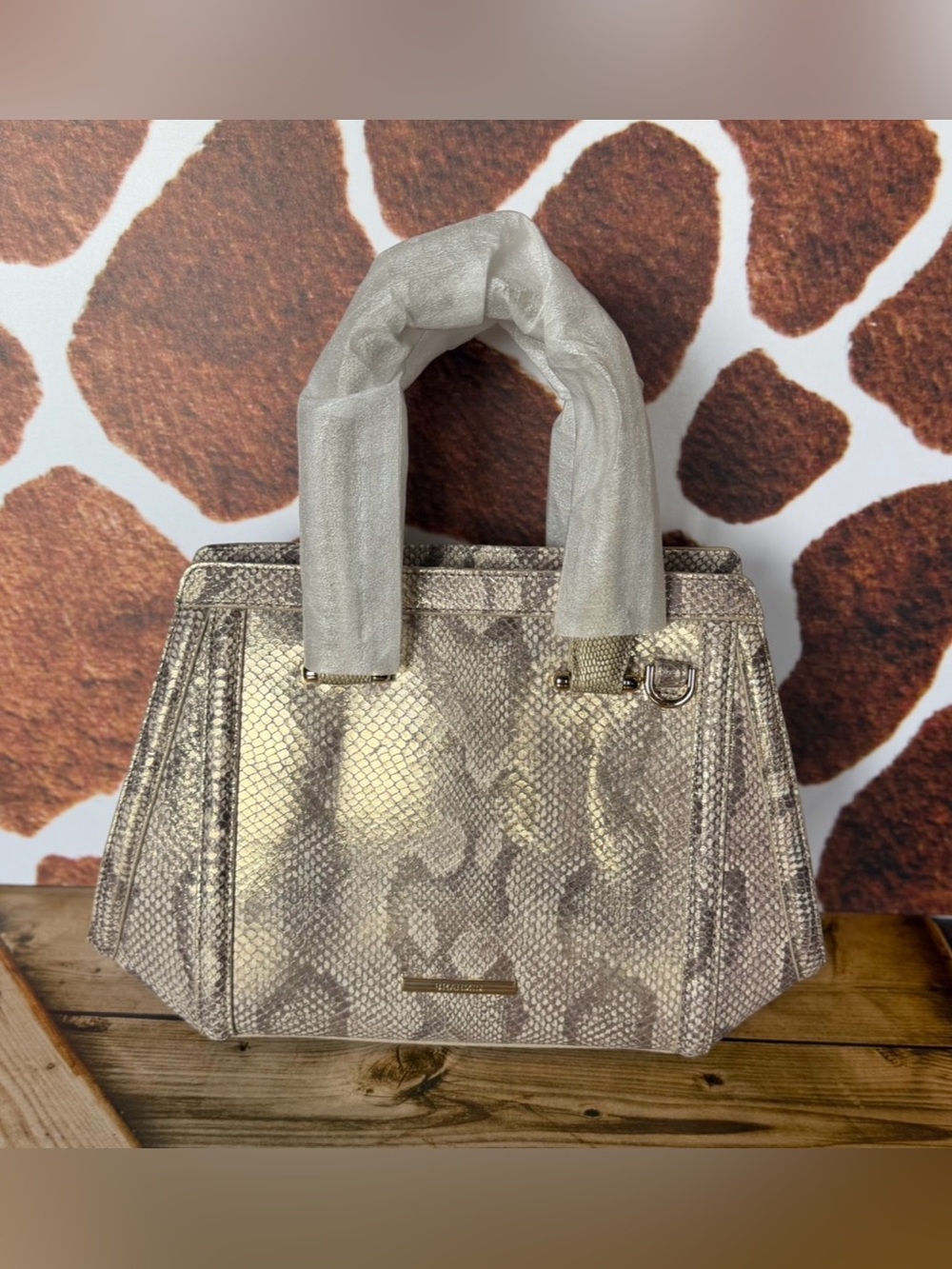 NWT Brahmin Small Arden Gold Blissful Snake BRAHMIN CAPSULE LIMITED EDITION $415 - Picture 10 of 16